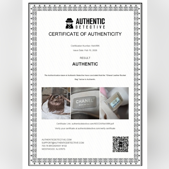 Chanel Coco Pleats Drawstring Chain Lambskin Leather Bucket Bag Purse - Picture 16 of 16